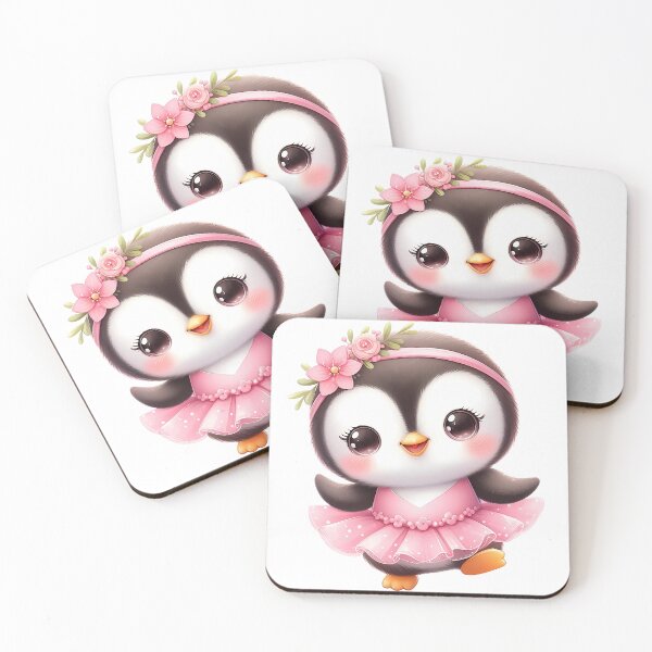 Item preview, Adorable A0528 Pink Tutu Penguin Dancer: Charming, Whimsical Décor and Gift for Dance Lovers and Collectors – Perfect for All Occasions designed and sold by angieart68.