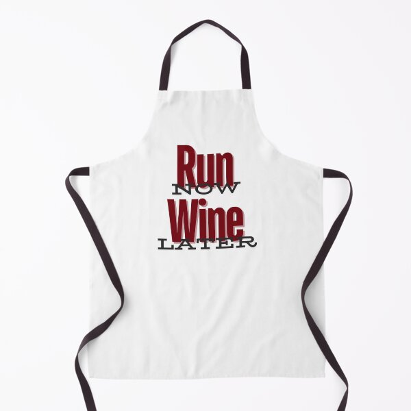 Item preview, Run Now Wine Later - Fun Fitness and Wine Lovers Typography Design designed and sold by Literally-True.