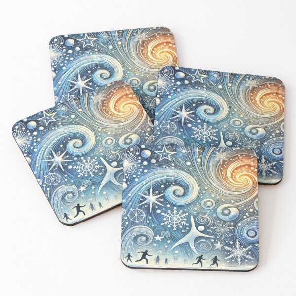 Item preview, Starry Winter Abstract – Perfect Present designed and sold by Imaginarium of Chaos falcon88 .