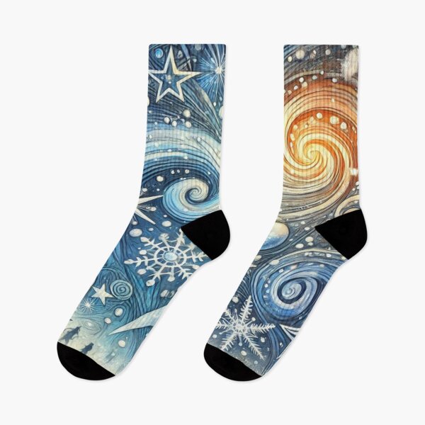 Item preview, Starry Winter Abstract – Perfect Present designed and sold by Imaginarium of Chaos falcon88 .