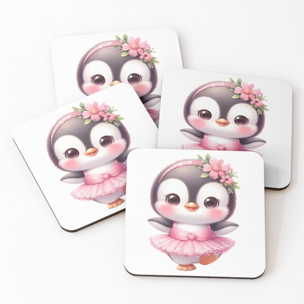 Item preview, Adorable A0528 Pink Tutu Penguin Dancer: Charming, Whimsical Décor and Gift for Dance Lovers and Collectors – Perfect for All Occasions designed and sold by angieart68.