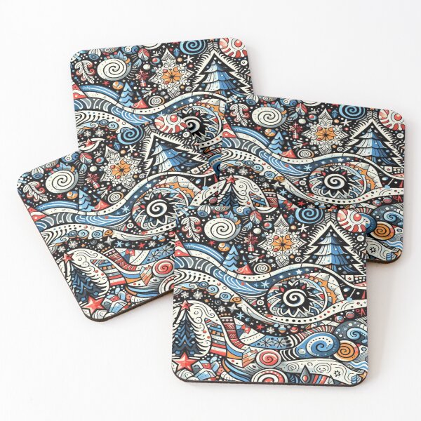 Item preview, Whimsical Winter Swirls – Perfect Present designed and sold by Imaginarium of Chaos falcon88 .