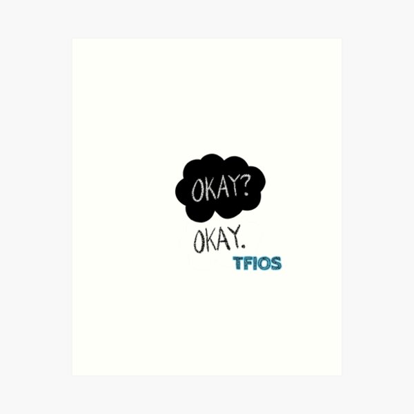 Item preview, The Fault in our Stars Quote designed and sold by Buzzy-Bee123.
