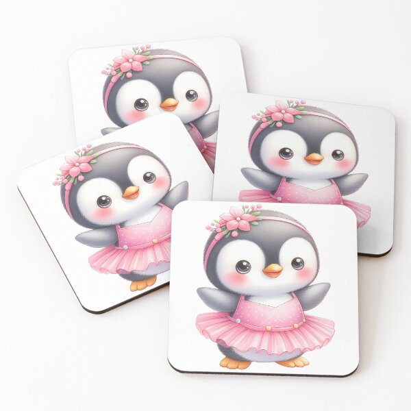 Item preview, Adorable A0528 Pink Tutu Penguin Dancer: Charming, Whimsical Décor and Gift for Dance Lovers and Collectors – Perfect for All Occasions designed and sold by angieart68.