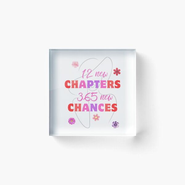 Item preview, 12 new chapters, 365 new chances for woman designed and sold by ColorfulVertigo.