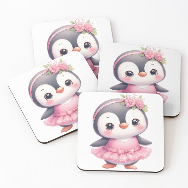 Item preview, Adorable A0528 Pink Tutu Penguin Dancer: Charming, Whimsical Décor and Gift for Dance Lovers and Collectors – Perfect for All Occasions designed and sold by angieart68.