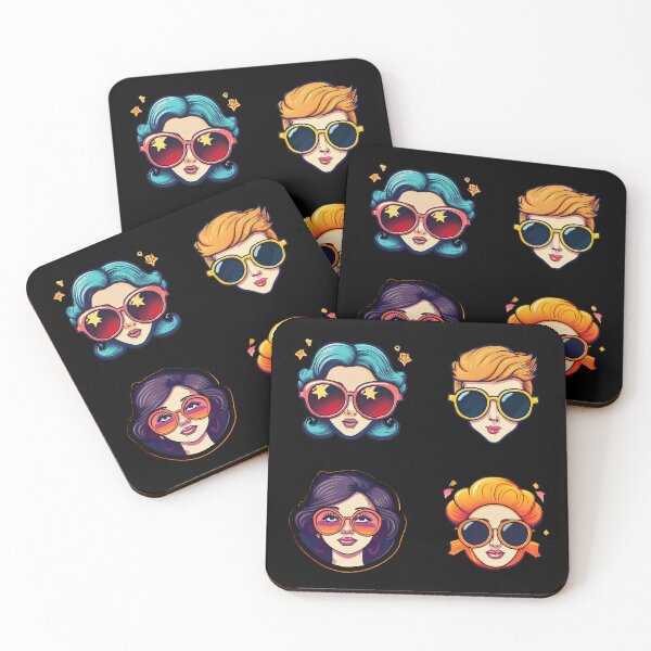 Item preview, Woman Fashion Style | Sticker Pattern | Retro Collection designed and sold by monkeybusiness.pt.