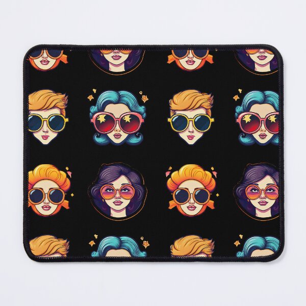 Item preview, Woman Fashion Style | Sticker Pattern | Retro Collection designed and sold by monkeybusiness.pt.