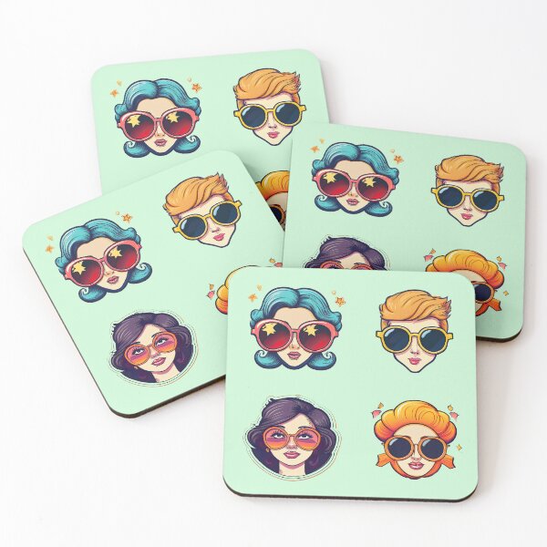 Item preview, Woman Fashion Style | Sticker Pattern | Retro Collection designed and sold by monkeybusiness.pt.