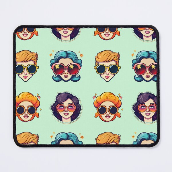Item preview, Woman Fashion Style | Sticker Pattern | Retro Collection designed and sold by monkeybusiness.pt.