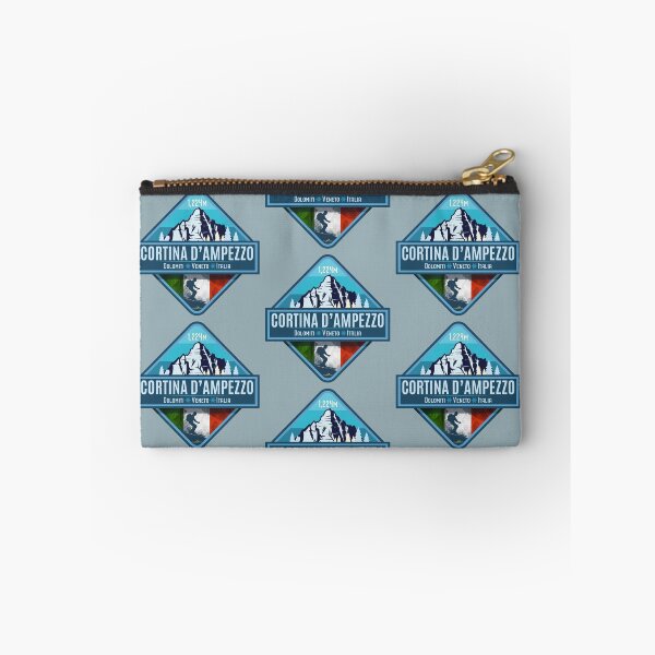 Item preview, Cortina d'Ampezzo Italy Italia Ski Skiing Sticker T-Shirt 02 designed and sold by OuterShellUK.