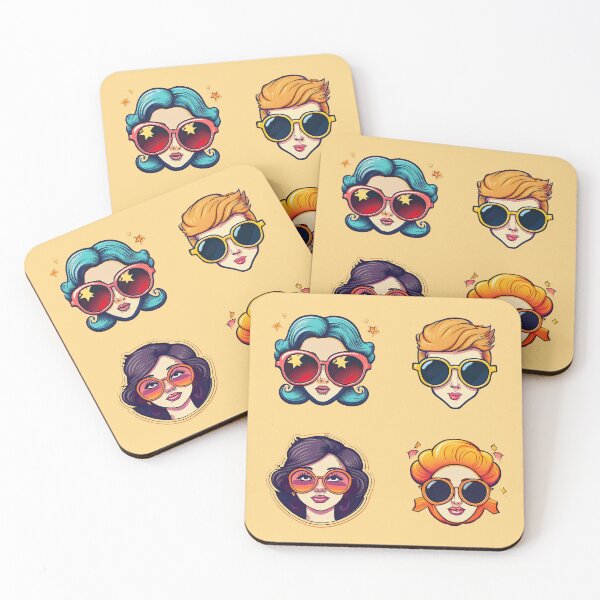 Item preview, Woman Fashion Style | Sticker Pattern | Retro Collection designed and sold by monkeybusiness.pt.