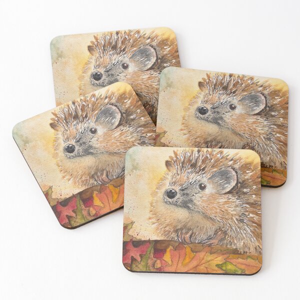 Item preview, Hedgehog in Watercolour designed and sold by lilacshoes_art.