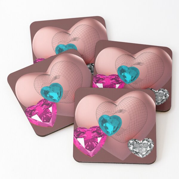 Item preview, Radiant Crystal Hearts designed and sold by Arte82.