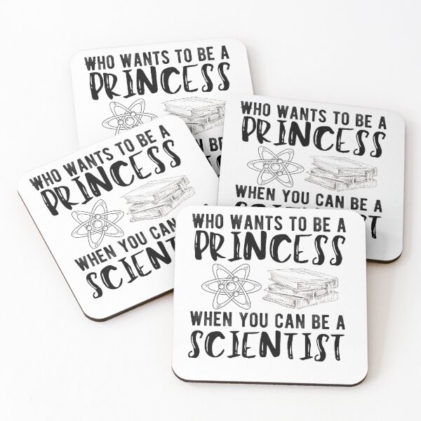 Item preview, Who wants to be a princess when you can be a scientist designed and sold by belladesign7.