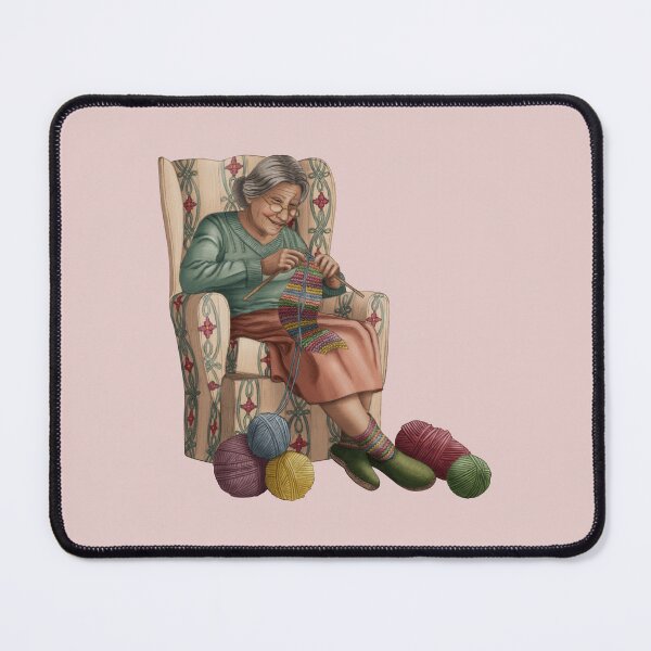 Item preview, Strickliesel Knitting Grandma designed and sold by Sina Holste.