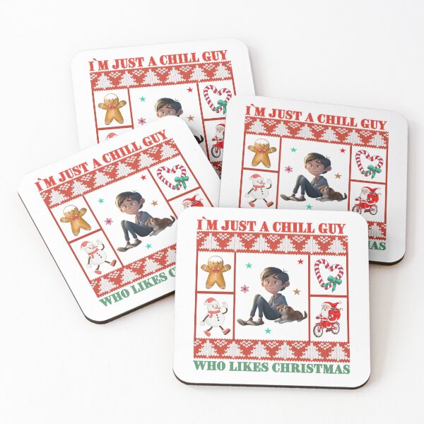 Item preview, I`m Just A Chill Guy, Who Loves Christmas and Dogs Design designed and sold by Raise2Shine.