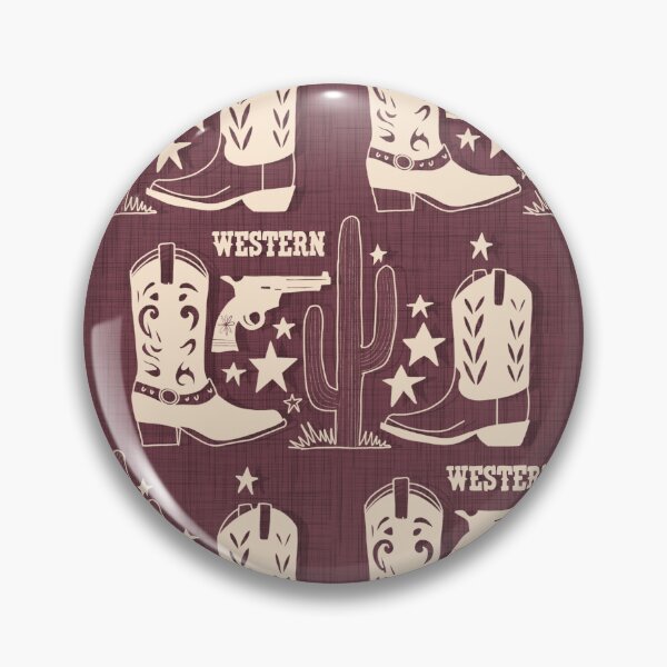 Item preview, Cowboy Boot - Western Americana Rustic Charm - Purple designed and sold by susycosta.