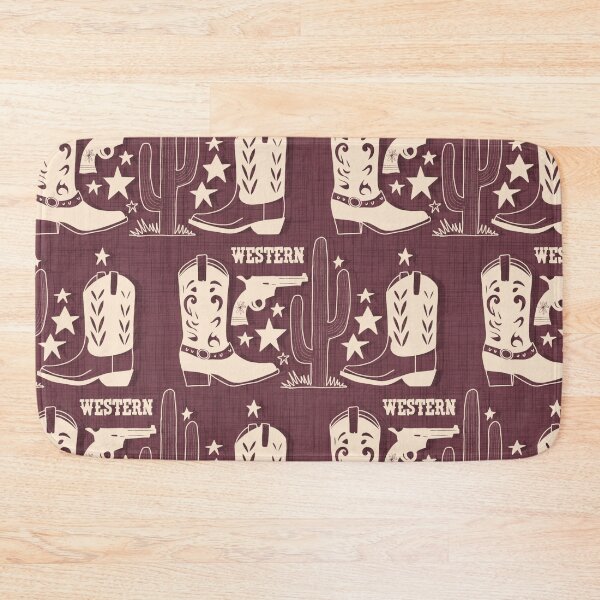 Item preview, Cowboy Boot - Western Americana Rustic Charm - Purple designed and sold by susycosta.