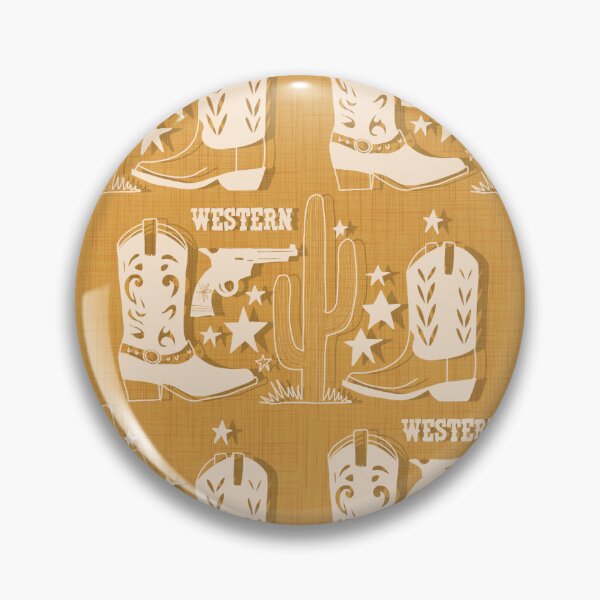 Item preview, Cowboy Boot - Western Americana Rustic Charm - Yellow designed and sold by susycosta.