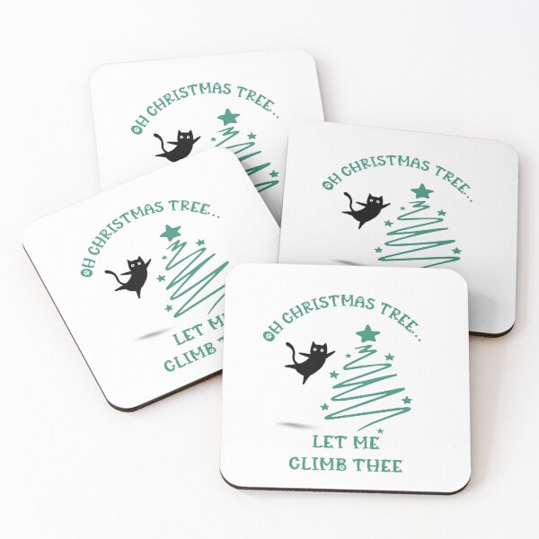 Artikelvorschau, Cat Christmas - Oh Christmas Tree entworfen und verkauft von ManikinThreads.
