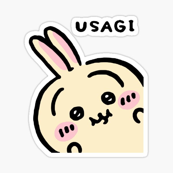 Item preview, Peek a Boo Usagi うさぎ | Chiikawa ちいかわ Hachiware ハチワレ | Cute Kawaii Characters Bear Cat Rabbit  designed and sold by OllieMolley.