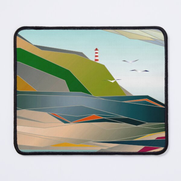 Item preview, Coastal Landscape with Lighthouse designed and sold by angelo cerantola.