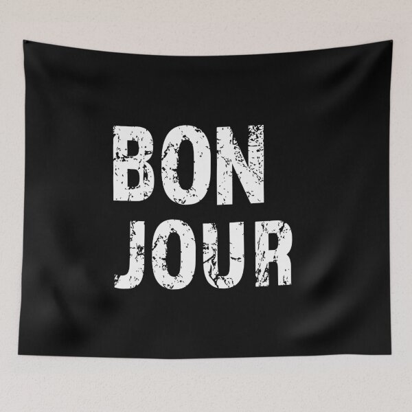 Item preview, Bon Jour France Flag designed and sold by Radixbarny.