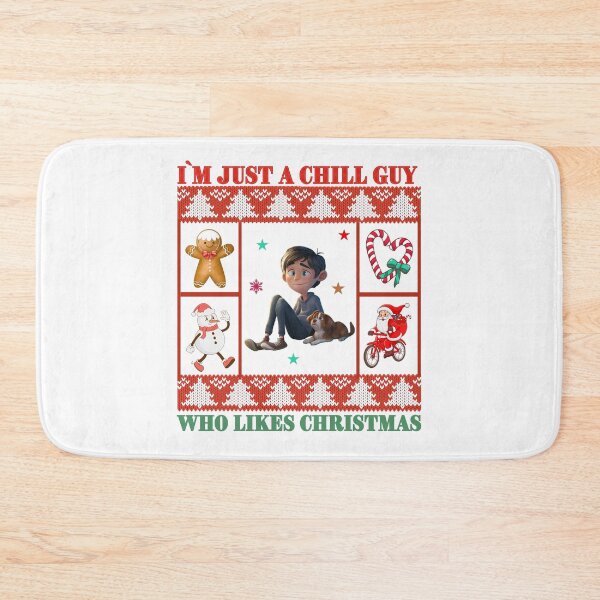 Item preview, I`m Just A Chill Guy, Who Loves Christmas and Dogs Design designed and sold by Raise2Shine.