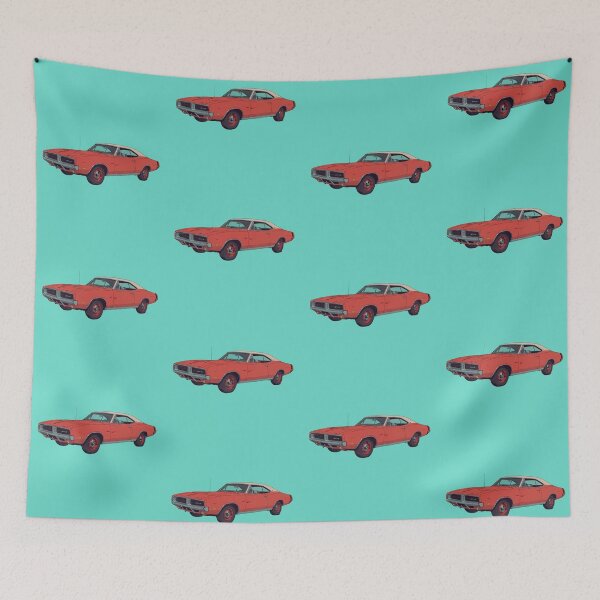 Item preview, Redhot rumble a stylish charger in turquoise lines designed and sold by kahida.