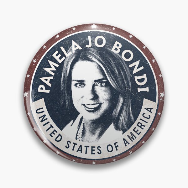 Item preview, Pamela Jo 'Pam' Bondi, Republican Party, nominated by Trump for USA Attorney General designed and sold by EdGraphy.