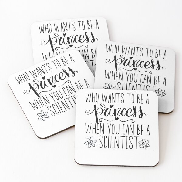Item preview, Who wants to be a princess when you can be a scientist designed and sold by belladesign7.