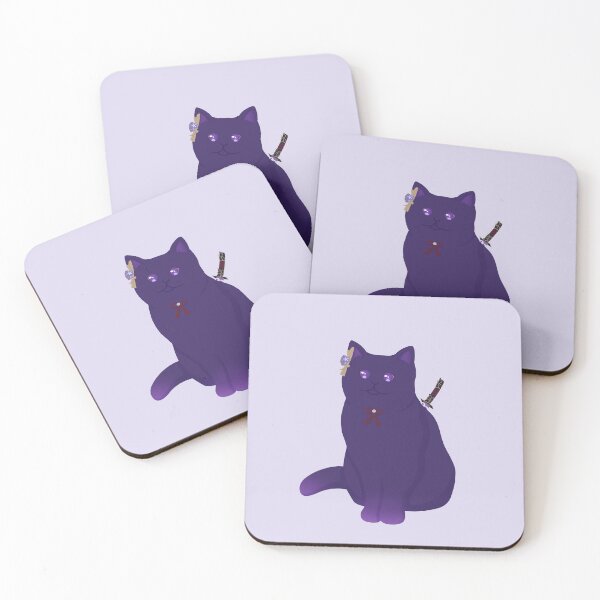 Item preview, Nyaiden (Genshin Impact Raiden as a cat)  designed and sold by ugh-lines.