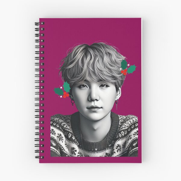 Item preview, Suga Holiday Charm | BTS-Inspired Festive Art designed and sold by DEEPDesignsART.