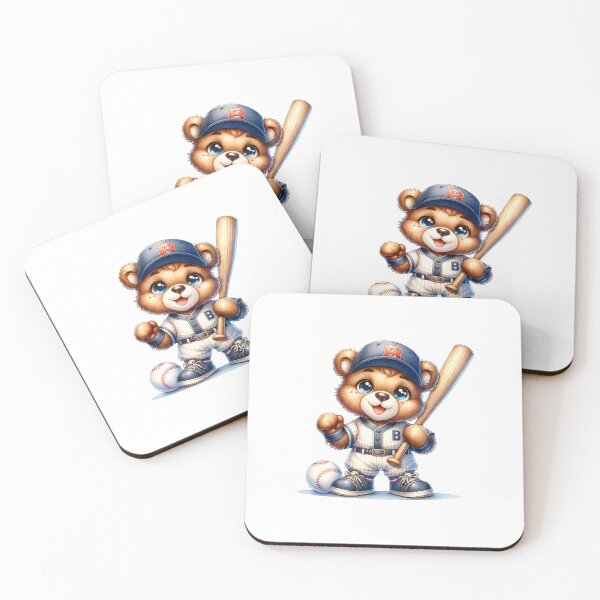 Item preview, Lindo oso jugando béisbol designed and sold by Made-by-Gus.