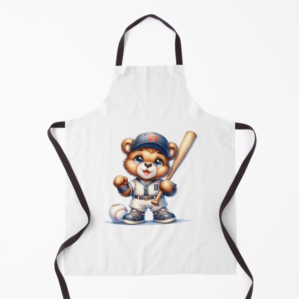 Item preview, Cute bear playing baseball designed and sold by Made-by-Gus.
