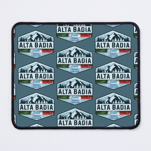 Item preview, Alta Badia Sudtirol Italy Dolomites Ski Skiing Sticker T-Shirt 01 designed and sold by OuterShellUK.