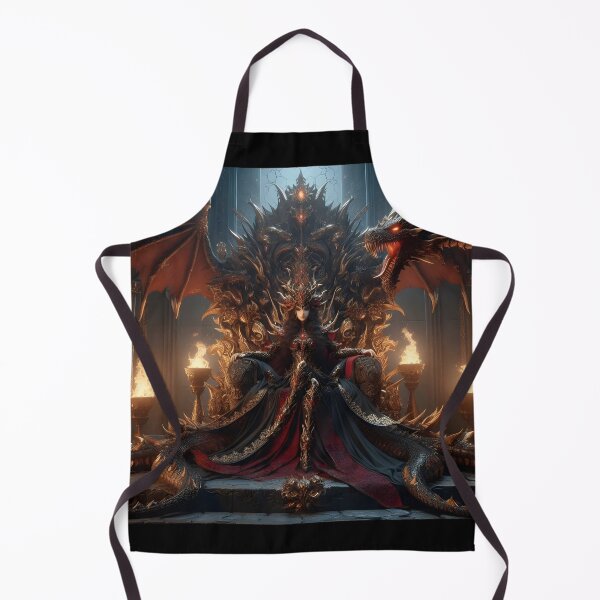 Item preview, Queen of Dragons on her Throne designed and sold by GalleryBrisArt.