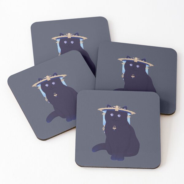Item preview, Scaramewche/Nyanderer (Genshin Impact Scaramouche/Wanderer as a cat)  designed and sold by ugh-lines.