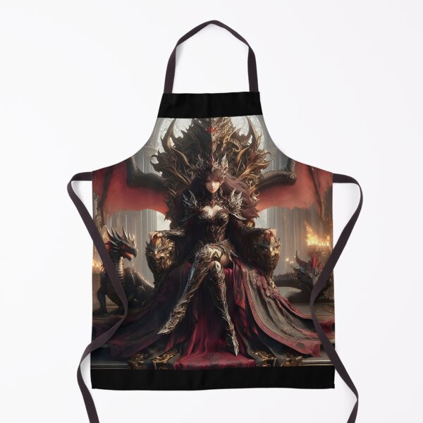 Item preview, Queen of Dragons on her Throne designed and sold by GalleryBrisArt.