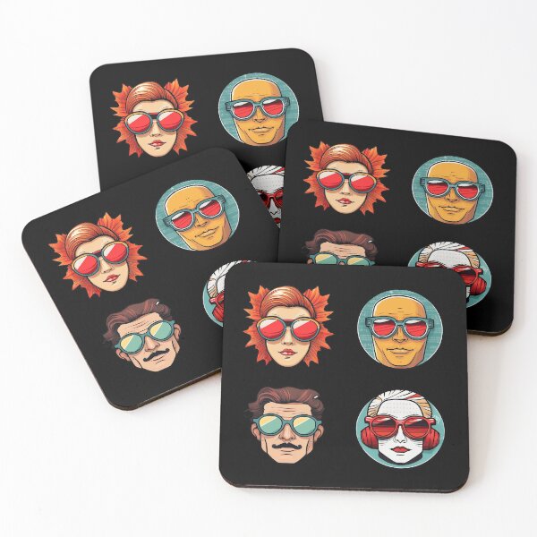 Item preview, Wierd People Sunglasses | Sticker Pattern | Retro Collection designed and sold by monkeybusiness.pt.