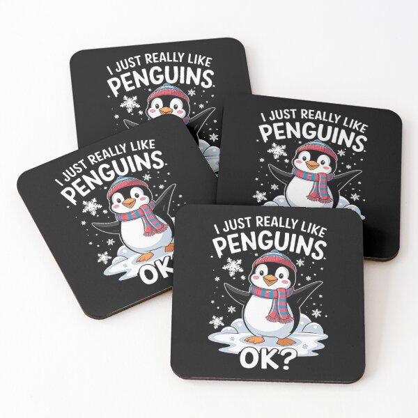 Item preview, Cute Winter Penguin Design with Funny Quote-For Penguin Lovers designed and sold by love3617.