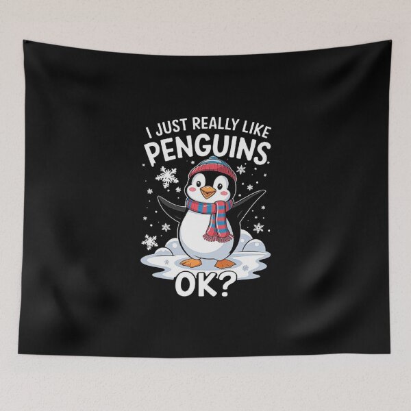 Item preview, Cute Winter Penguin Design with Funny Quote-For Penguin Lovers designed and sold by love3617.