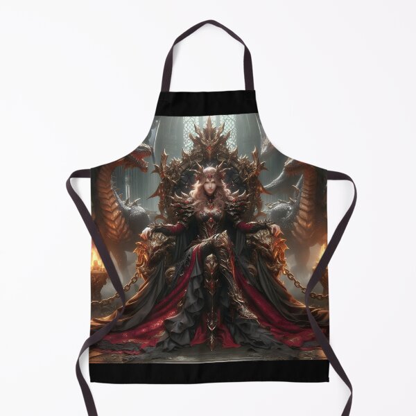 Item preview, Queen of Dragons on her Throne designed and sold by GalleryBrisArt.
