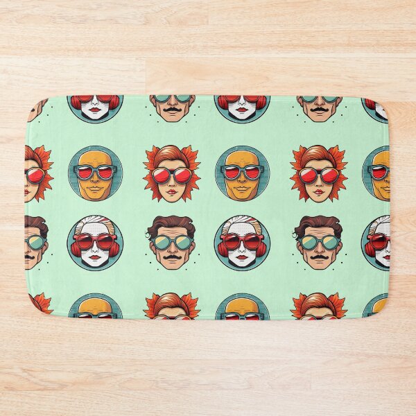 Item preview, Wierd People Sunglasses | Sticker Pattern | Retro Collection designed and sold by monkeybusiness.pt.