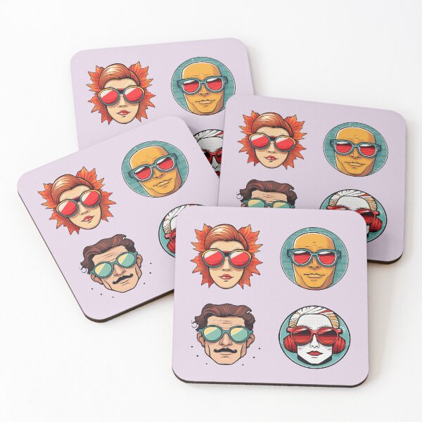 Item preview, Wierd People Sunglasses | Sticker Pattern | Retro Collection designed and sold by monkeybusiness.pt.