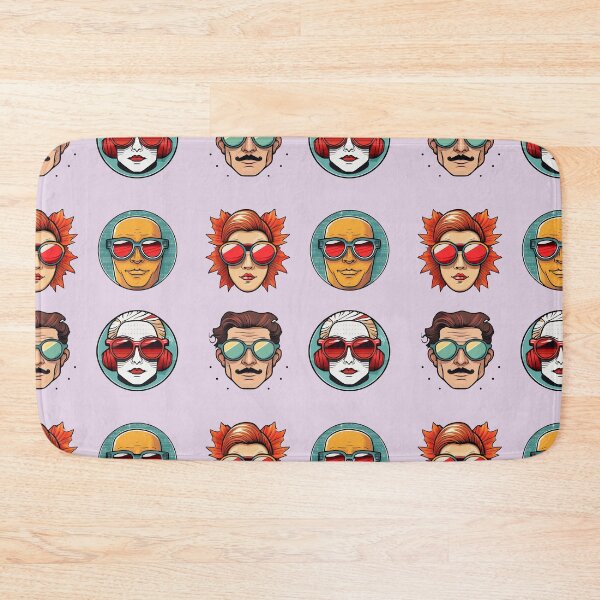 Item preview, Wierd People Sunglasses | Sticker Pattern | Retro Collection designed and sold by monkeybusiness.pt.