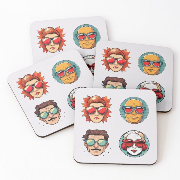Item preview, Wierd People Sunglasses | Sticker Pattern | Retro Collection designed and sold by monkeybusiness.pt.