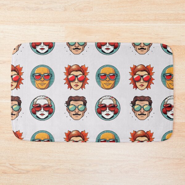 Item preview, Wierd People Sunglasses | Sticker Pattern | Retro Collection designed and sold by monkeybusiness.pt.