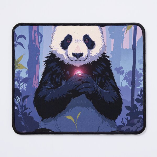 Item preview, Serene panda amidst blue skies designed and sold by MadeByHaresShop.